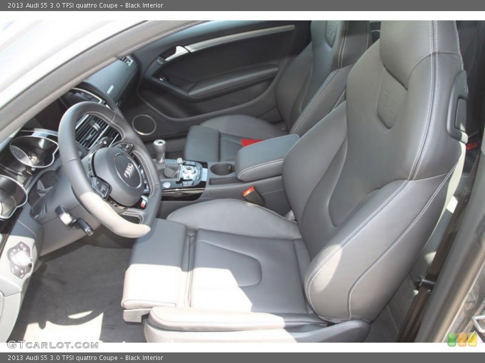 Black Interior Front Seat for the 2013 Audi S5 3.0 TFSI quattro Coupe #70210543