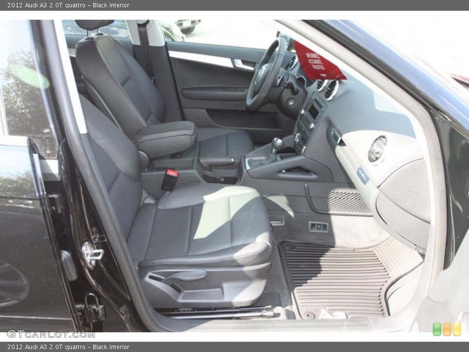 Black Interior Photo for the 2012 Audi A3 2.0T quattro #70210765