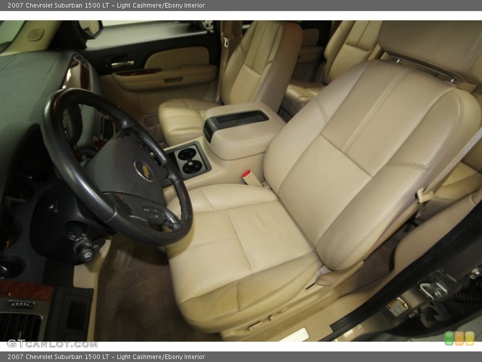 Light Cashmere/Ebony Interior Front Seat for the 2007 Chevrolet Suburban 1500 LT #70213819
