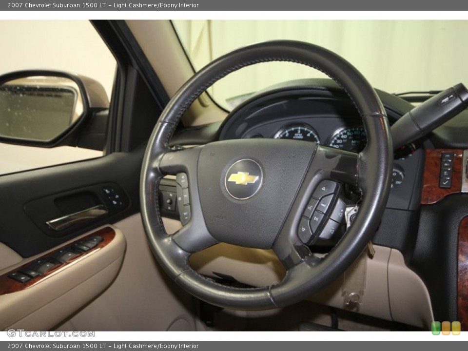 Light Cashmere/Ebony Interior Steering Wheel for the 2007 Chevrolet Suburban 1500 LT #70214071