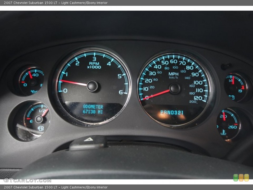 Light Cashmere/Ebony Interior Gauges for the 2007 Chevrolet Suburban 1500 LT #70214229