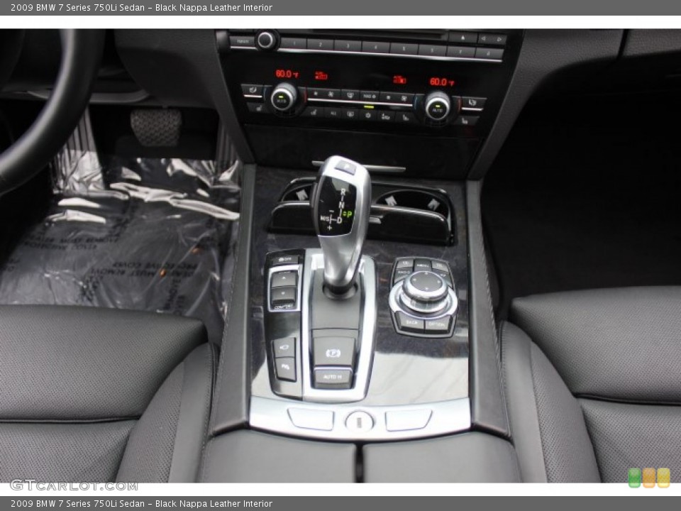 Black Nappa Leather Interior Transmission for the 2009 BMW 7 Series 750Li Sedan #70215151
