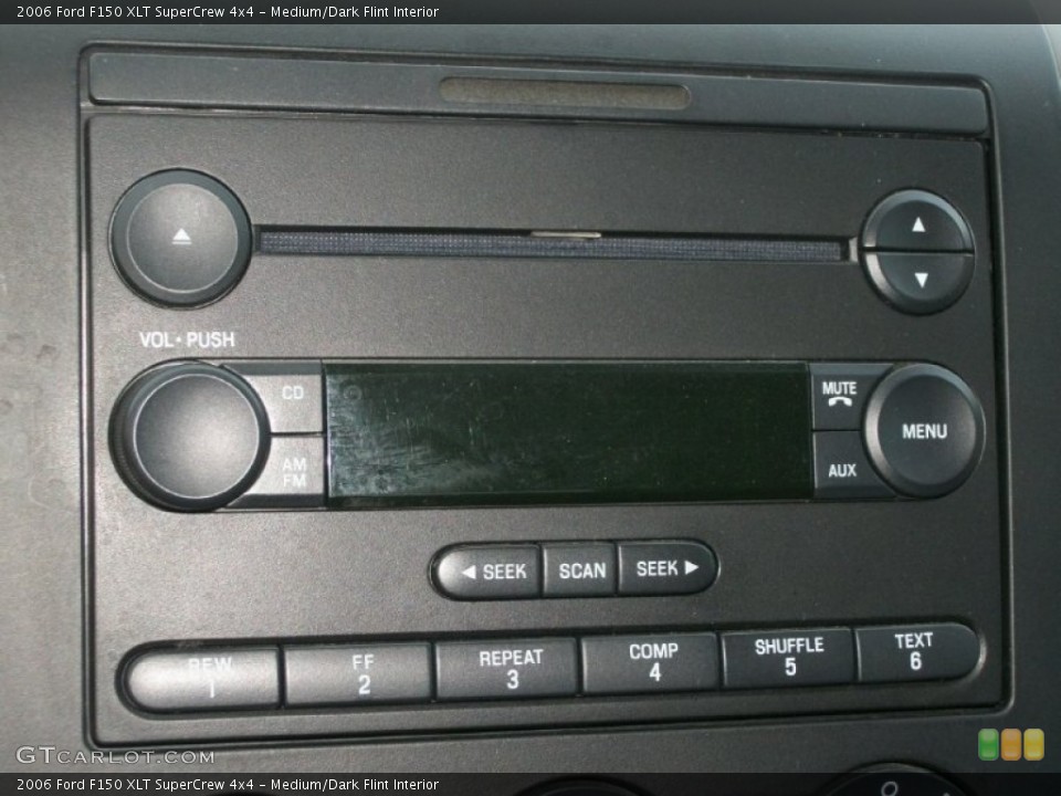 Medium/Dark Flint Interior Audio System for the 2006 Ford F150 XLT SuperCrew 4x4 #70216414