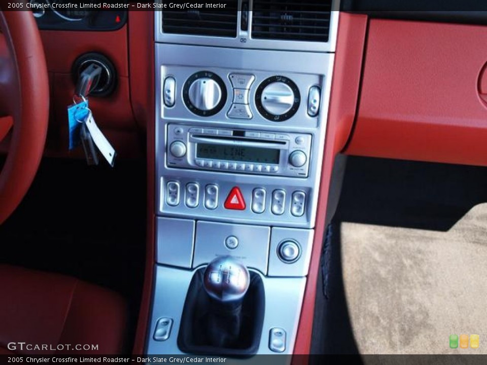 Dark Slate Grey/Cedar Interior Controls for the 2005 Chrysler Crossfire Limited Roadster #70217167