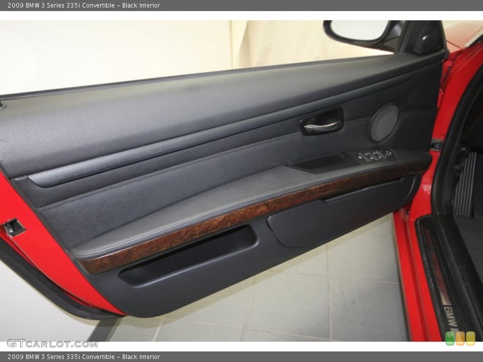 Black Interior Door Panel for the 2009 BMW 3 Series 335i Convertible #70217320