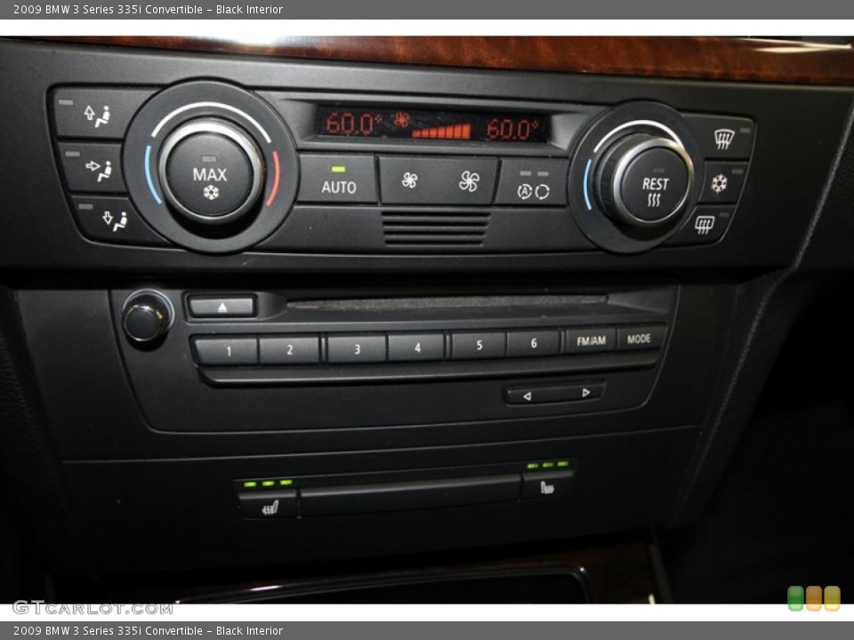 Black Interior Controls for the 2009 BMW 3 Series 335i Convertible #70217374
