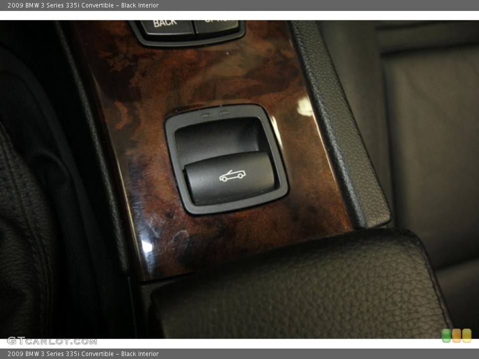 Black Interior Controls for the 2009 BMW 3 Series 335i Convertible #70217401