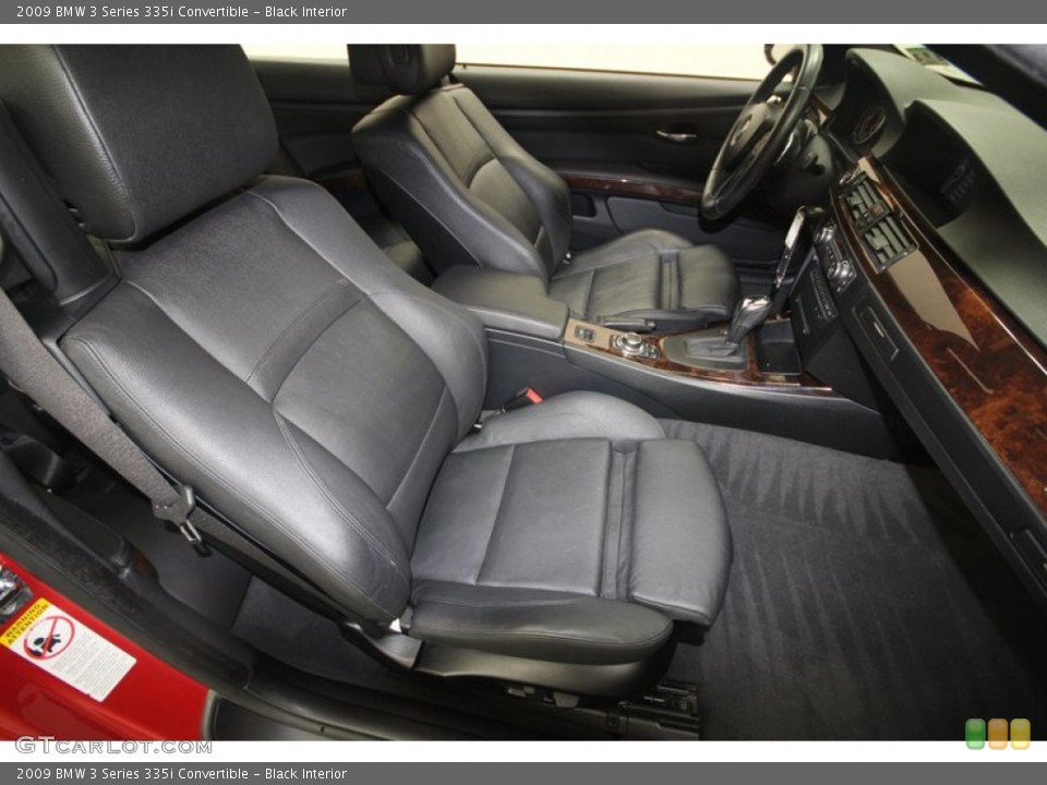 Black Interior Photo for the 2009 BMW 3 Series 335i Convertible #70217508