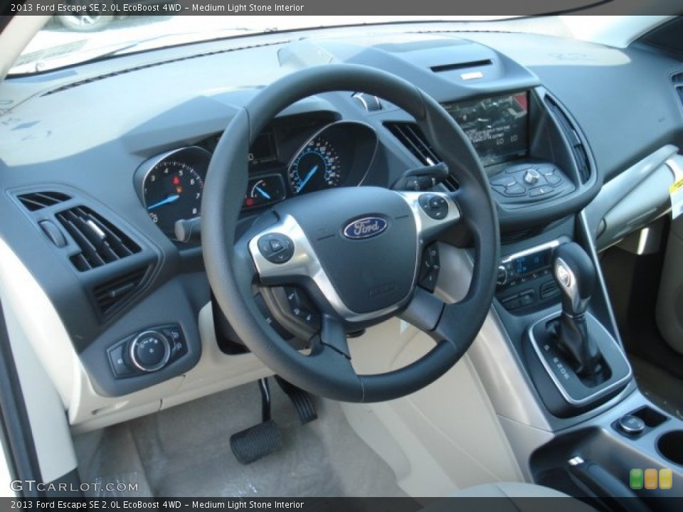 Medium Light Stone Interior Photo for the 2013 Ford Escape SE 2.0L EcoBoost 4WD #70221685