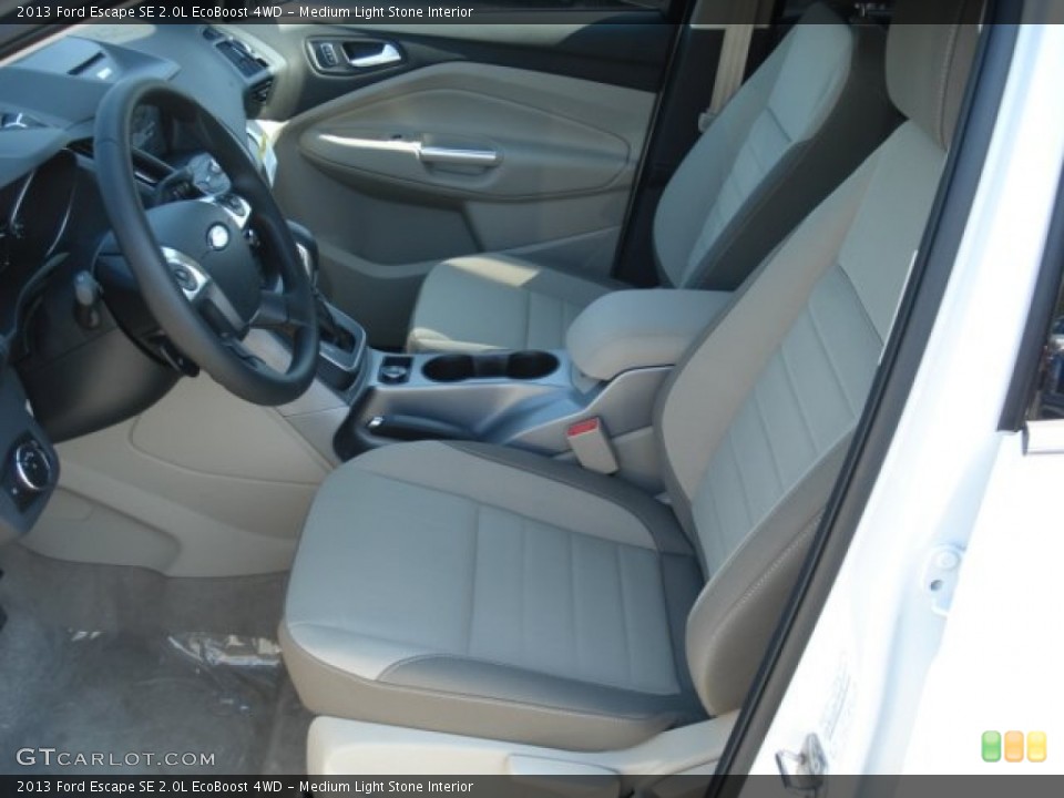 Medium Light Stone Interior Photo for the 2013 Ford Escape SE 2.0L EcoBoost 4WD #70221694