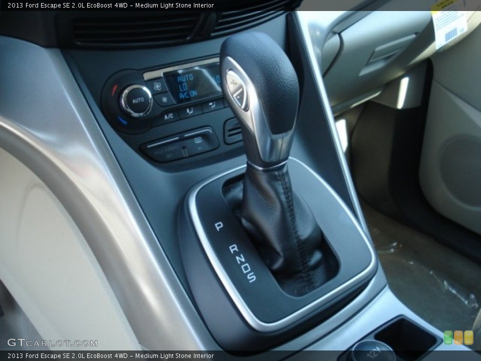 Medium Light Stone Interior Transmission for the 2013 Ford Escape SE 2.0L EcoBoost 4WD #70221748