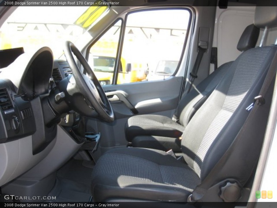 Gray Interior Front Seat for the 2008 Dodge Sprinter Van 2500 High Roof 170 Cargo #70222660