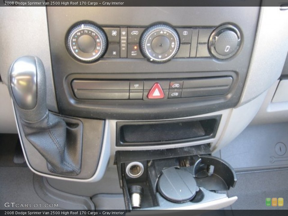 Gray Interior Controls for the 2008 Dodge Sprinter Van 2500 High Roof 170 Cargo #70222678