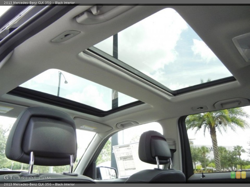Black Interior Sunroof for the 2013 Mercedes-Benz GLK 350 #70225090