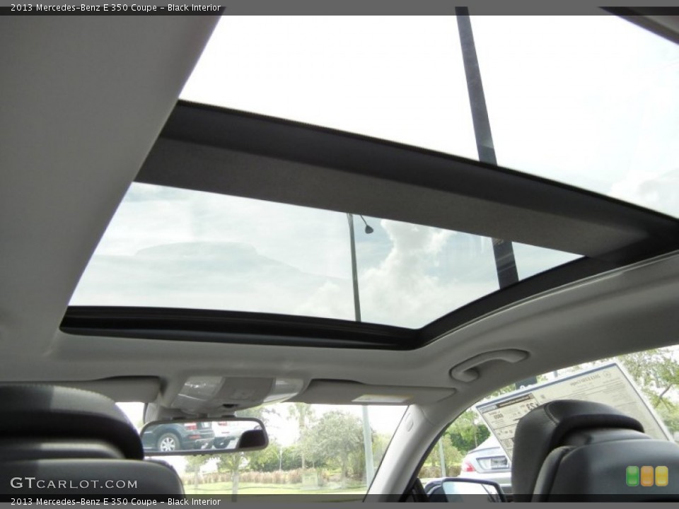Black Interior Sunroof for the 2013 Mercedes-Benz E 350 Coupe #70225337