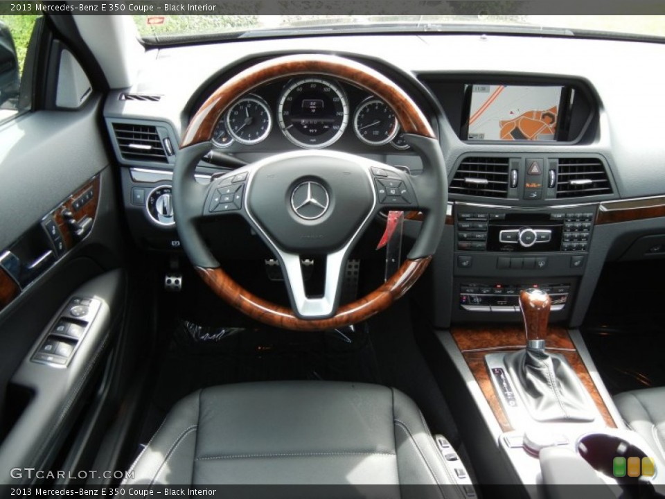 Black Interior Dashboard for the 2013 Mercedes-Benz E 350 Coupe #70225348