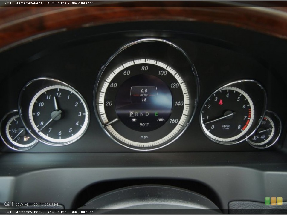 Black Interior Gauges for the 2013 Mercedes-Benz E 350 Coupe #70225357