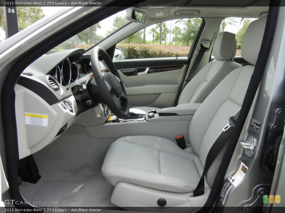 Ash/Black Interior Photo for the 2013 Mercedes-Benz C 250 Luxury #70225528
