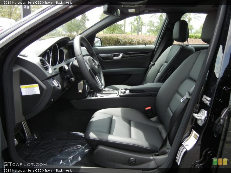 Black Interior Photo for the 2013 Mercedes-Benz C 350 Sport #70225751