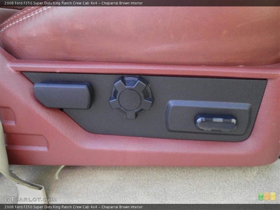 Chaparral Brown Interior Controls for the 2008 Ford F350 Super Duty King Ranch Crew Cab 4x4 #70225785