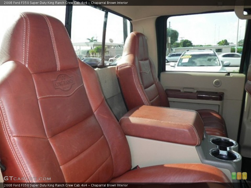Chaparral Brown Interior Rear Seat for the 2008 Ford F350 Super Duty King Ranch Crew Cab 4x4 #70225799