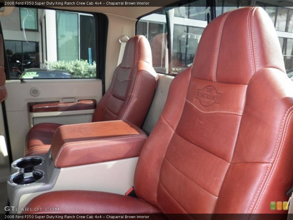 Chaparral Brown Interior Rear Seat for the 2008 Ford F350 Super Duty King Ranch Crew Cab 4x4 #70225809