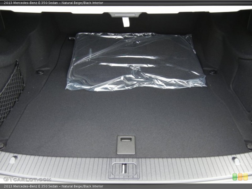 Natural Beige/Black Interior Trunk for the 2013 Mercedes-Benz E 350 Sedan #70226197