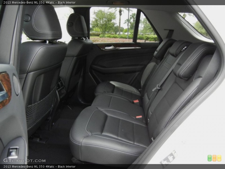 Black Interior Rear Seat for the 2013 Mercedes-Benz ML 350 4Matic #70226641