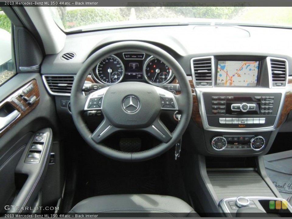 Black Interior Dashboard for the 2013 Mercedes-Benz ML 350 4Matic #70226659