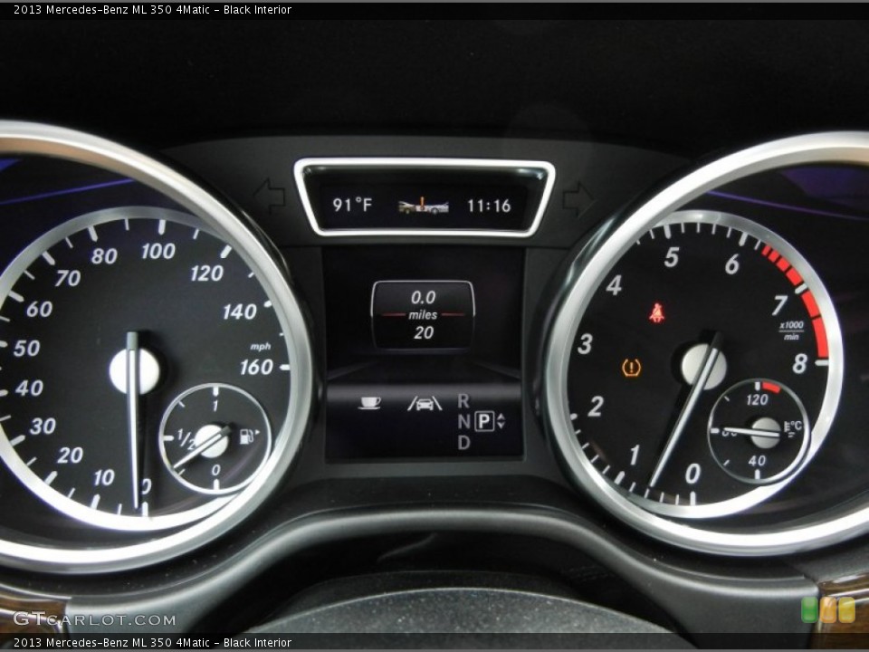 Black Interior Gauges for the 2013 Mercedes-Benz ML 350 4Matic #70226668