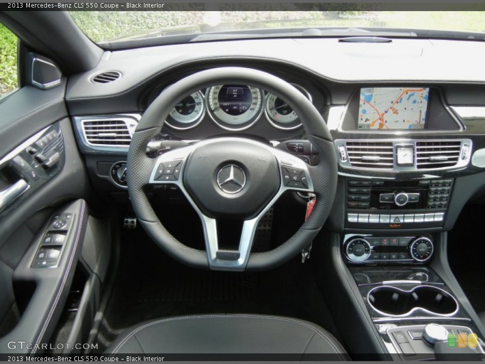 Black Interior Dashboard for the 2013 Mercedes-Benz CLS 550 Coupe #70226776