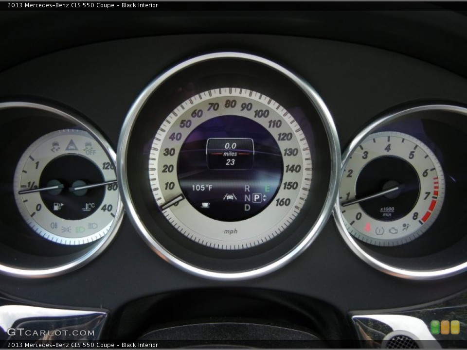 Black Interior Gauges for the 2013 Mercedes-Benz CLS 550 Coupe #70226786