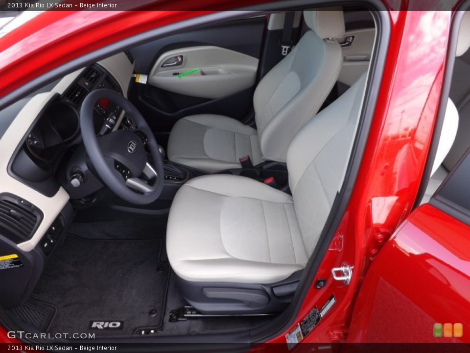 Beige Interior Photo for the 2013 Kia Rio LX Sedan #70228036