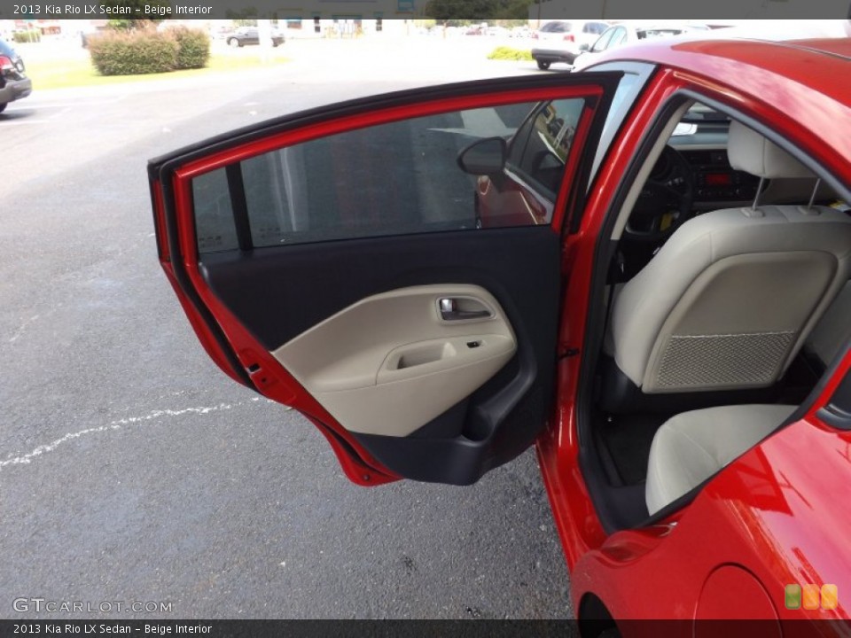 Beige Interior Door Panel for the 2013 Kia Rio LX Sedan #70228075