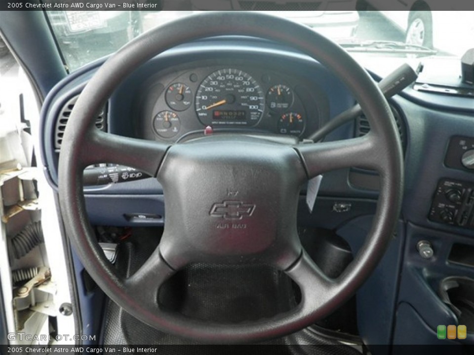 Blue Interior Steering Wheel for the 2005 Chevrolet Astro AWD Cargo Van #70228666