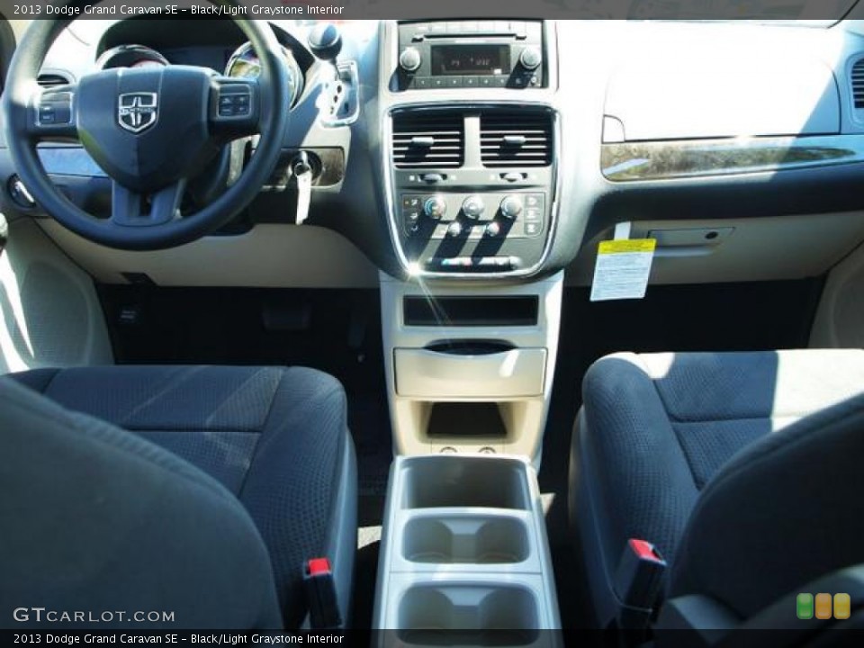Black/Light Graystone Interior Dashboard for the 2013 Dodge Grand Caravan SE #70228865