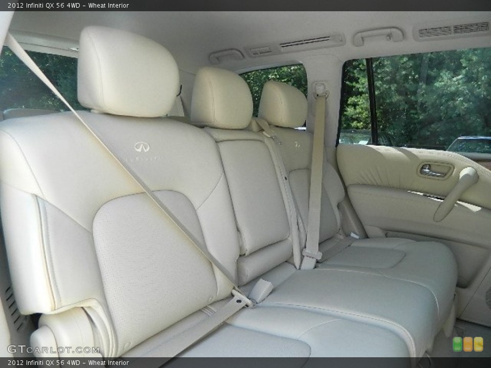 Wheat Interior Rear Seat for the 2012 Infiniti QX 56 4WD #70229530