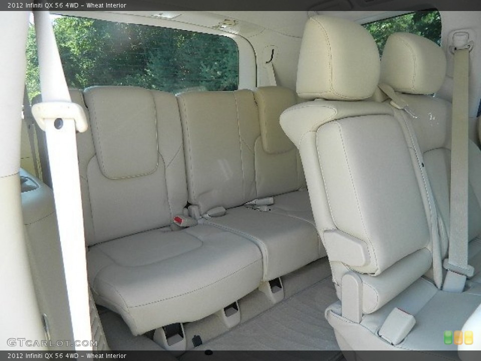 Wheat Interior Rear Seat for the 2012 Infiniti QX 56 4WD #70229539