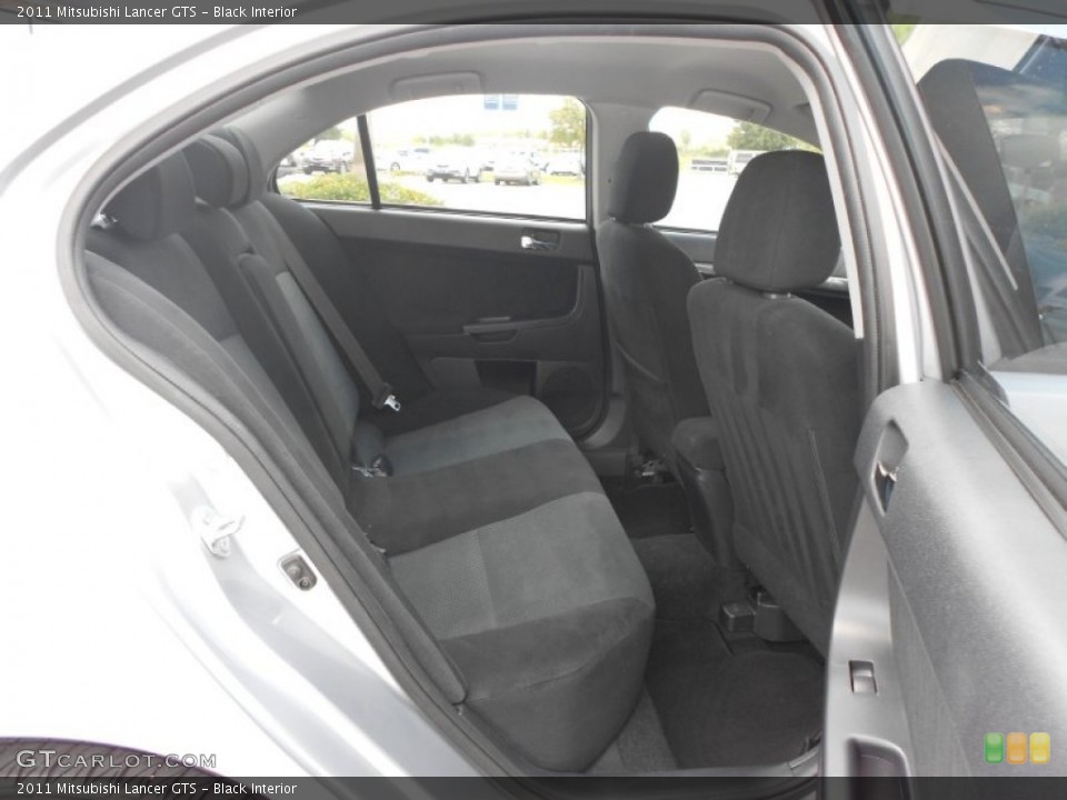 Black Interior Rear Seat for the 2011 Mitsubishi Lancer GTS #70232917