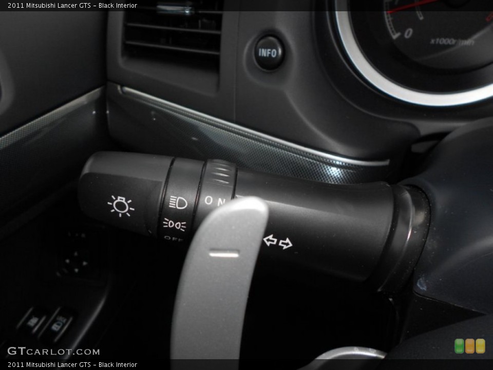 Black Interior Controls for the 2011 Mitsubishi Lancer GTS #70232998