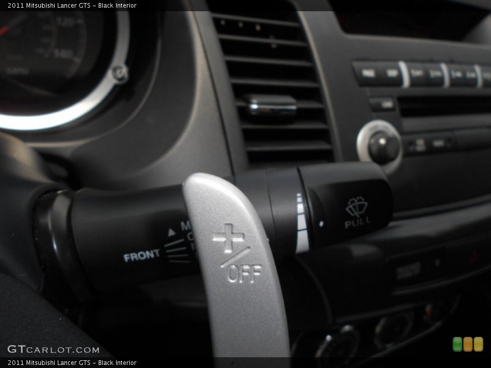 Black Interior Controls for the 2011 Mitsubishi Lancer GTS #70233004