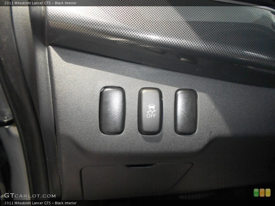 Black Interior Controls for the 2011 Mitsubishi Lancer GTS #70233010