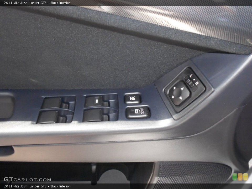 Black Interior Controls for the 2011 Mitsubishi Lancer GTS #70233019