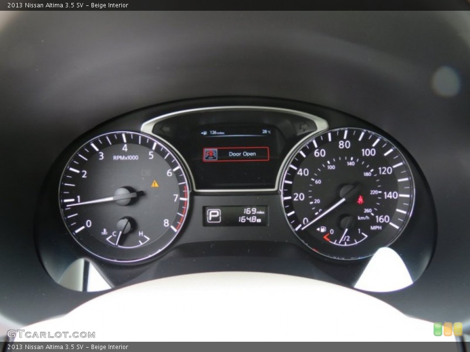 Beige Interior Gauges for the 2013 Nissan Altima 3.5 SV #70234273