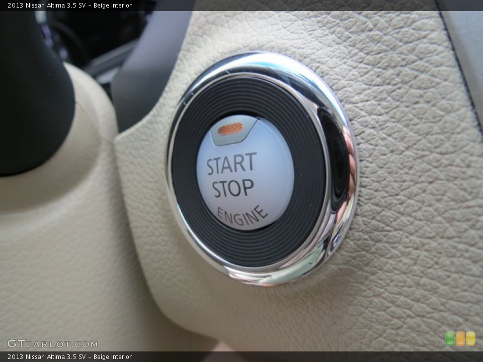 Beige Interior Controls for the 2013 Nissan Altima 3.5 SV #70234294