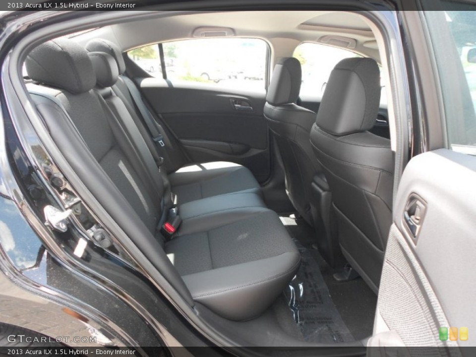 Ebony Interior Rear Seat for the 2013 Acura ILX 1.5L Hybrid #70234398