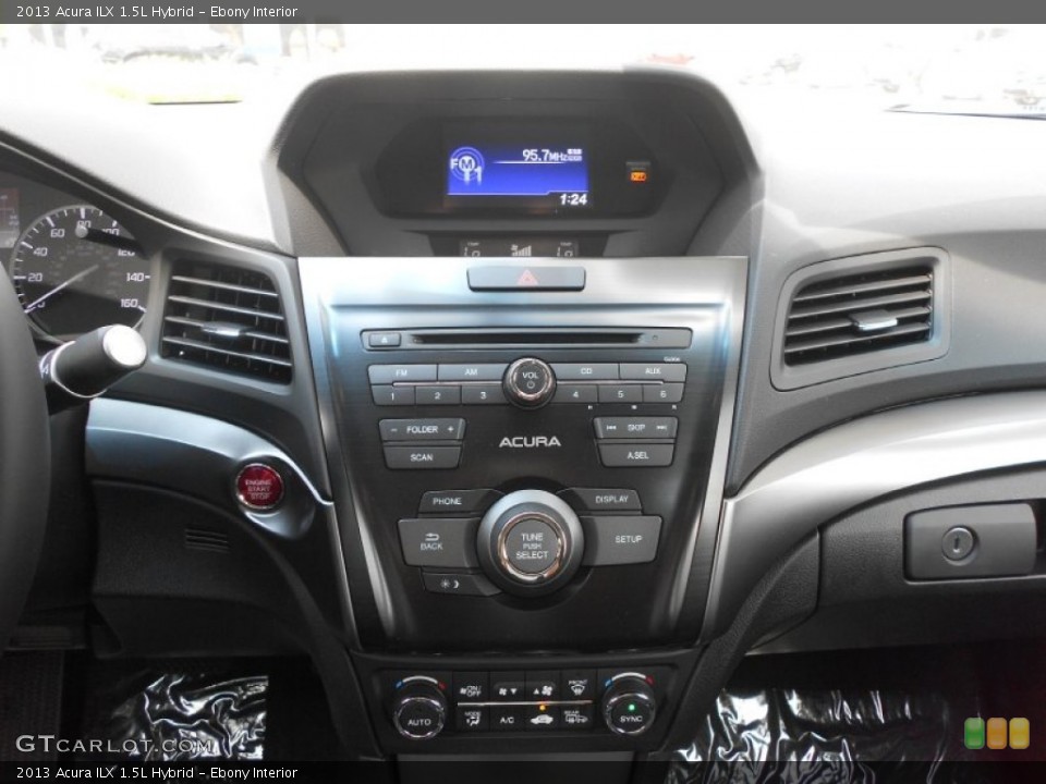 Ebony Interior Controls for the 2013 Acura ILX 1.5L Hybrid #70234423