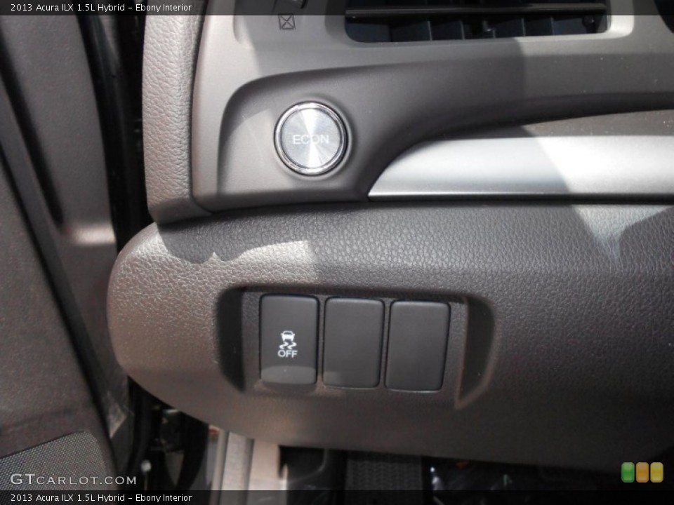 Ebony Interior Controls for the 2013 Acura ILX 1.5L Hybrid #70234459