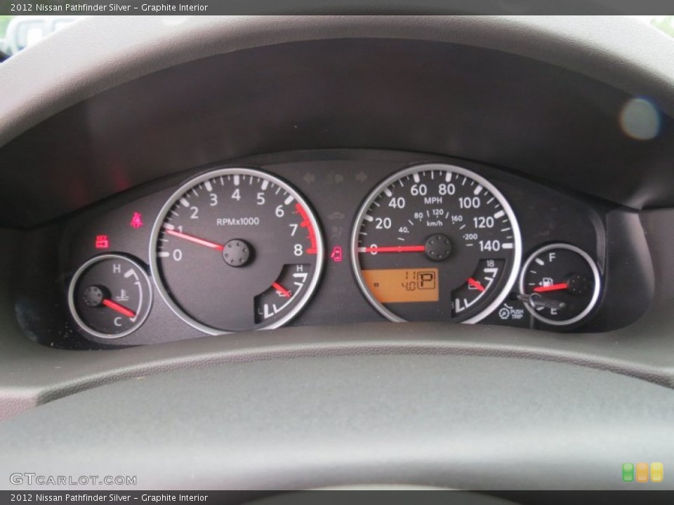 Graphite Interior Gauges for the 2012 Nissan Pathfinder Silver #70235695
