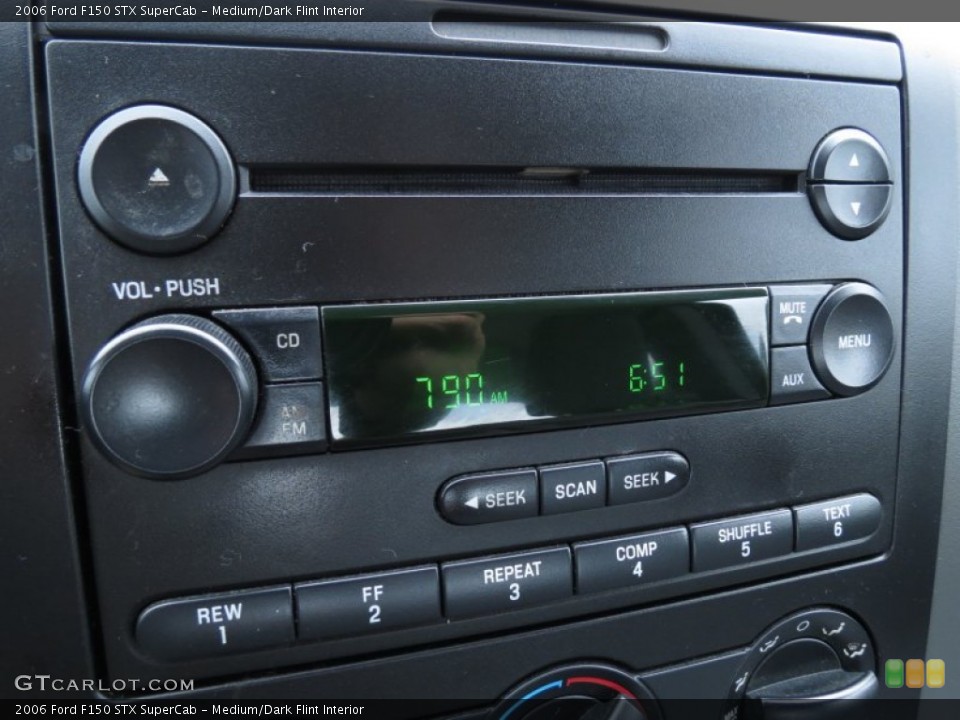 Medium/Dark Flint Interior Audio System for the 2006 Ford F150 STX SuperCab #70236832